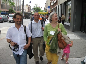 Josep Pera Colome, Oscar Craviotto and Nathalie Reverdin, Barcelona Delegates